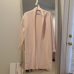 The Long Travel Coat | Light Pink - Burgess